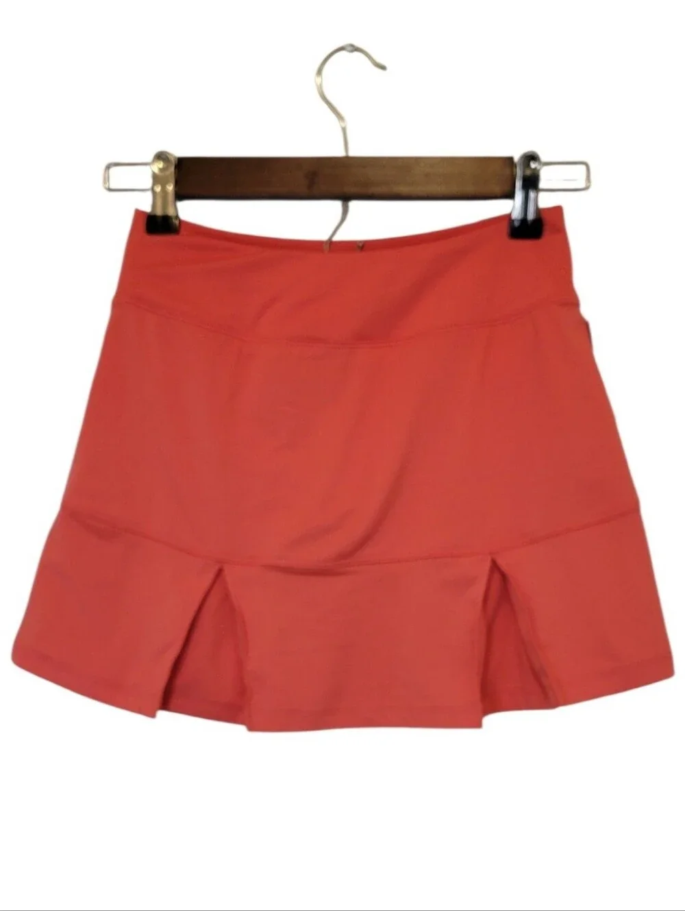 Nike Dri-FIT Coral Pink Tennis Skort Skirt Built-In Shorts XS Athletic Golf Runn